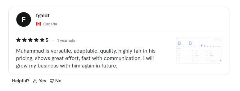 More Client Reviews