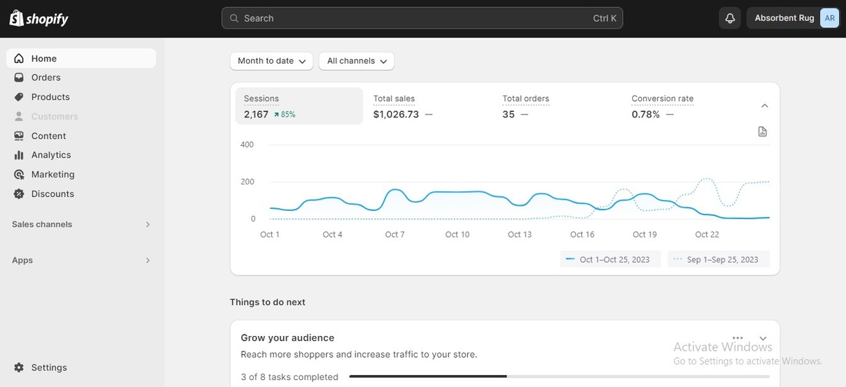 Shopify Sales - From TikTok Ads
